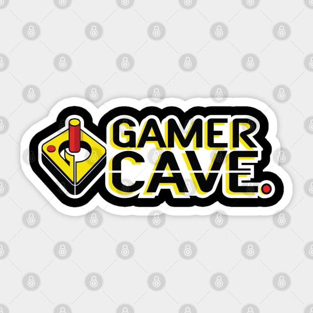 El Gamer Cave Sticker by El Gamer Cave